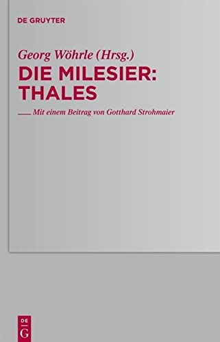 ﻿Milesians ، Volume 1 ، Thales