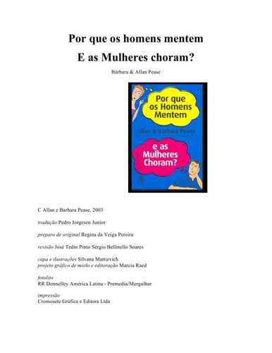 ﻿چرا مردان دروغ می گویند و زنان گریه می کنند؟