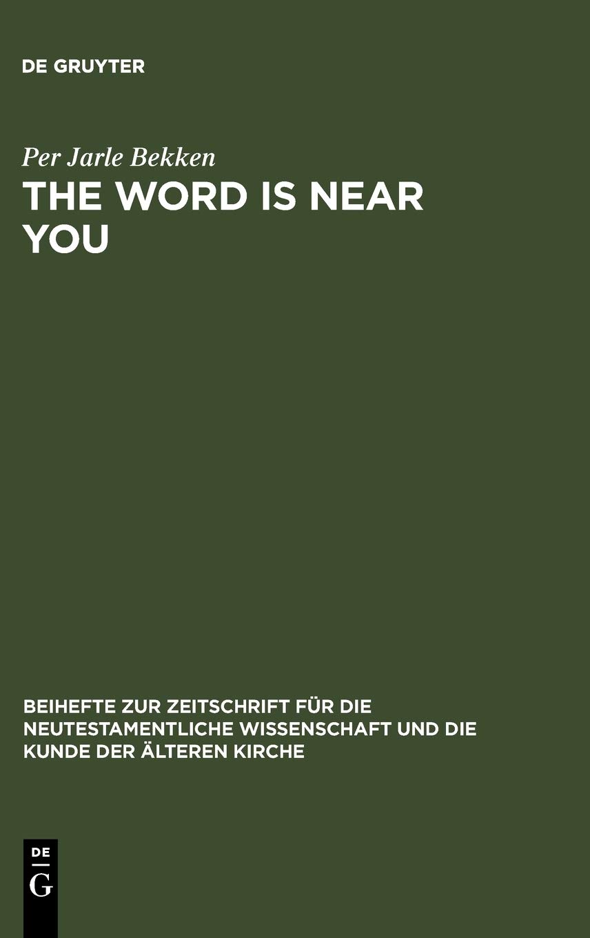 ﻿کلمه نزدیک شماست: مطالعه تثنیه 30: 12-14 در نامه پولس به رومیان در زمینه یهودی