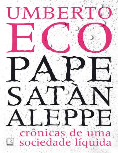 ﻿Pape Satàn Aleppe: تواریخ یک جامعه مایع