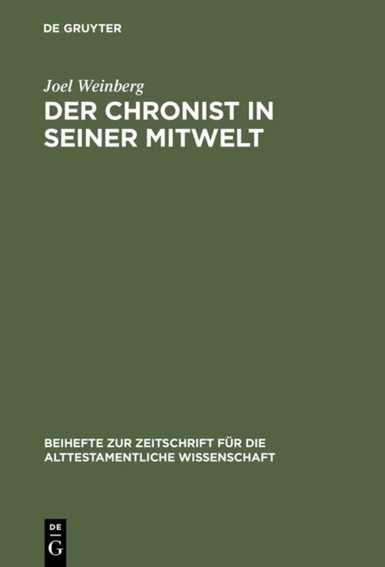 ﻿Der Chronist در Seiner Mitwelt