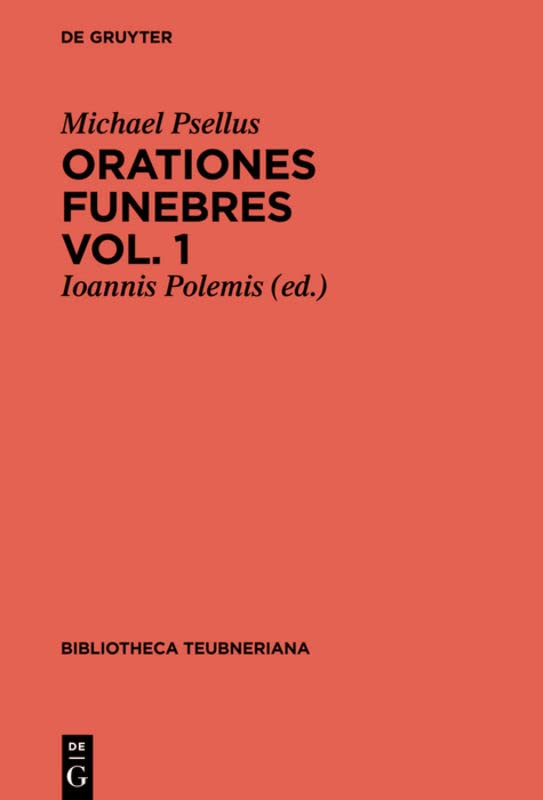 ﻿Orationes funebres، جلد 1، Bibliotheca scriptorum Graecorum et Romanorum Teubneriana