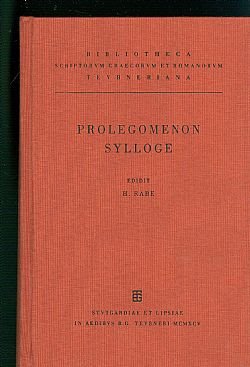 ﻿Rhetores Graeci جلد چهاردهم: Prolegomenon Sylloge