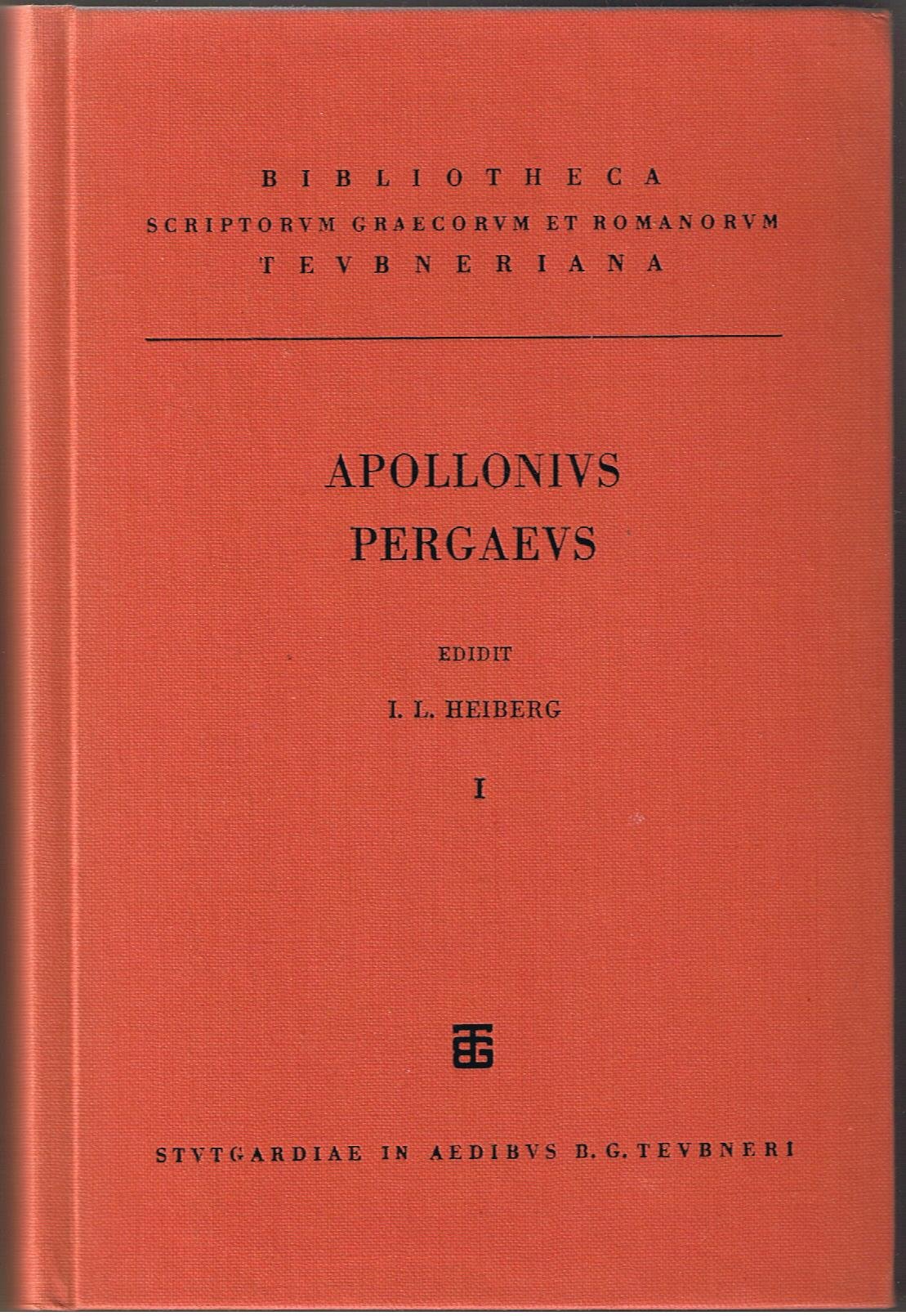 ﻿Apollonii Pergaei quae Graece exstant.: cum commentariis antiquis. جلد I