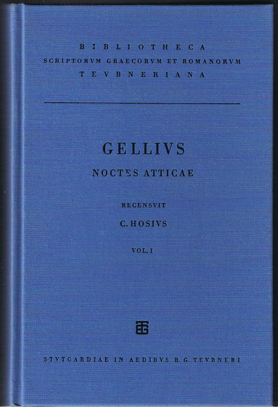 ﻿Noctes Atticae: Libri I-X