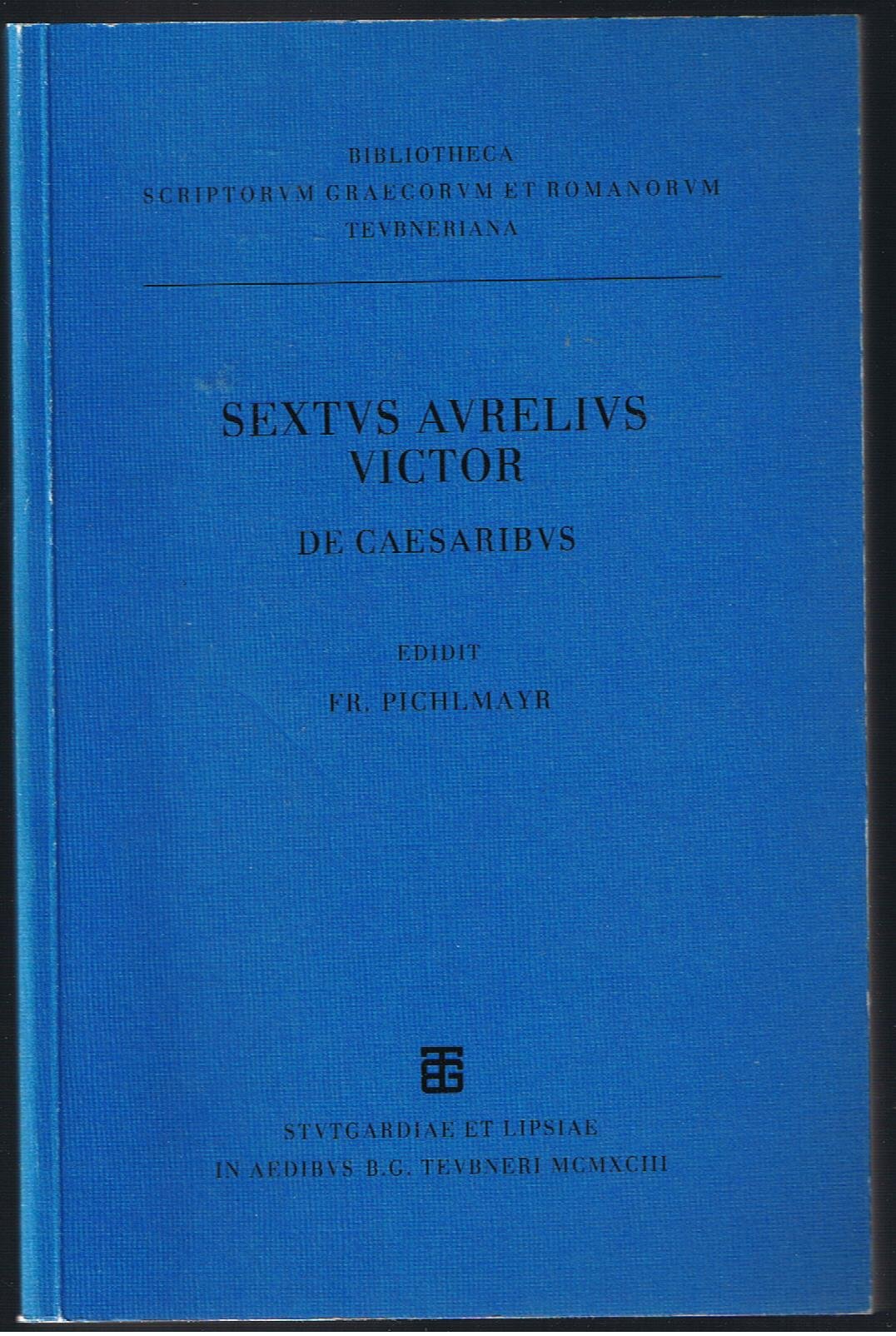 ﻿Aurelii Victoris de Caesaribus liber