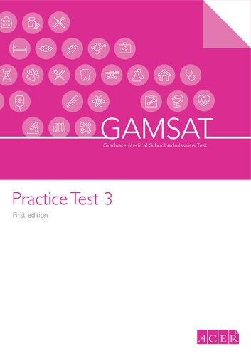 ﻿تست تمرینی GAMSAT 3