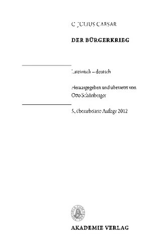 ﻿جنگ داخلی. بلوم سیویل. لاتین - آلمانی