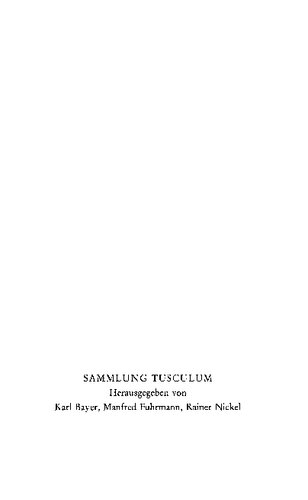 ﻿C. Plinius Secundus د. Ä. کتاب تاریخ طبیعی XXXI پزشکی و فارماکولوژی: داروهایی از آب. لاتین - آلمانی