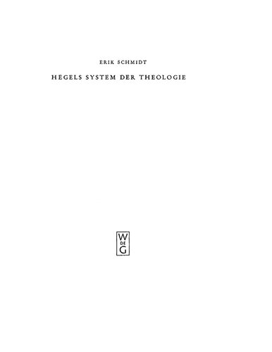 ﻿نظام الهیات هگل