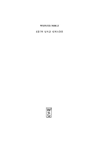 ﻿هستی و فیض: هستی شناسی در جزم شناسی کلیسایی کارل بارت