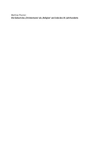 ﻿تولد «مسیحیت» به عنوان یک «دین» در پایان قرن نوزدهم: الاهیات ارنست ترولچ و منابع آن در زمینه تاریخ دینی جهانی