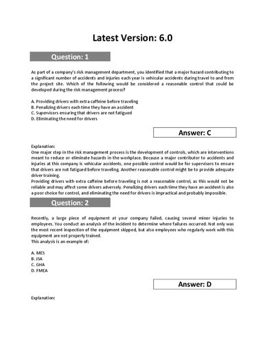 ﻿هیئت حرفه ای ایمنی گواهی (BCSP) گواهینامه Associate Safety Professional (ASP) را ارائه می دهد.