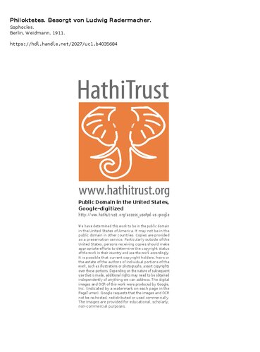 ﻿سوفوکل: فیلوکتتس