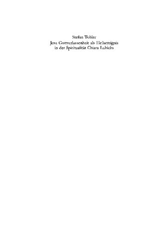 ﻿رها شدن عیسی توسط خدا به عنوان یک رویداد نجات در معنویت کیارا لوبیچ: کمکی به غلبه بر مشکل زبان در جامعه‌شناسی