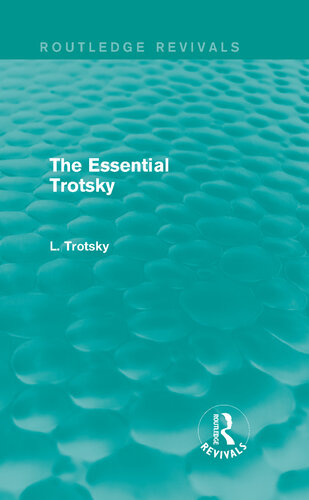 ﻿Trotsky Essential (Revivals Routledge)