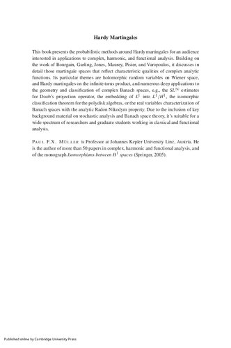 ﻿هاردی مارتینگالس: هولومورفی تصادفی، L^1-Embeddings، و Isomorphic Invariants