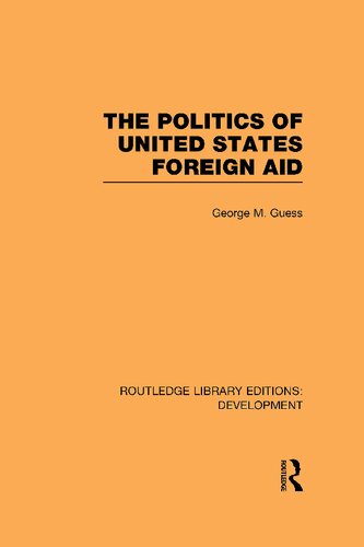 ﻿Routledge Library Editions: Development, Mini-Set B: Aid