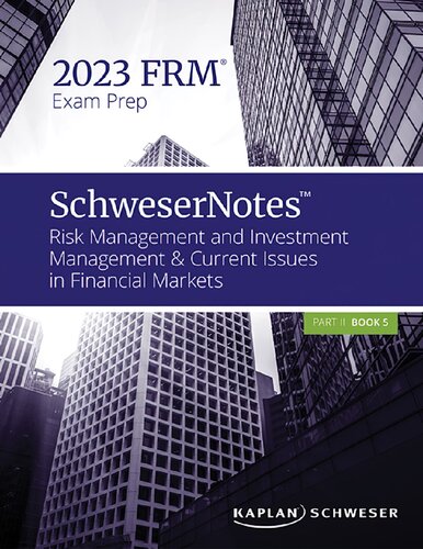 ﻿FRM Part 2 Schweser Notes 2023