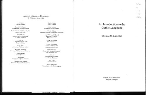 ﻿درآمدی بر زبان گوتیک