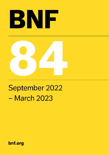 ﻿BNF 84 (برنامه ملی بریتانیا) سپتامبر 2022 - مارس 2023