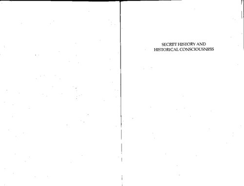 ﻿تاریخ مخفی و آگاهی تاریخی: از رنسانس تا رمانتیسم