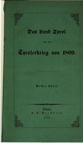 ﻿ایالت تیرول و جنگ تیرول 1809