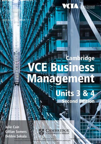 ﻿واحدهای مدیریت بازرگانی کمبریج VCE 3