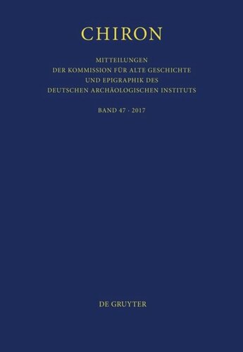 ﻿Chiron: Band 47 2017