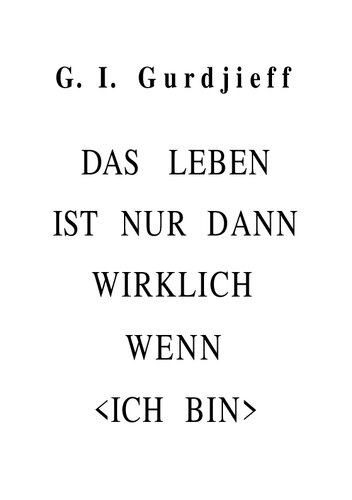 ﻿زندگی تنها زمانی واقعی است که من هستم
