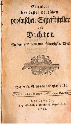 ﻿تاریخ گوستاف سوم، پادشاه سوئدها و گوتها