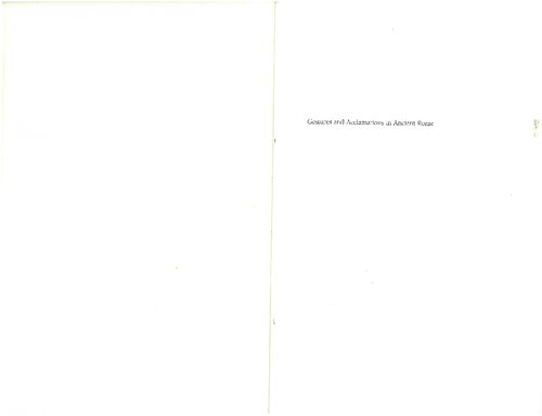 ﻿ژست ها و تحسین ها در روم باستان