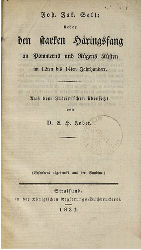 ﻿درباره صید قوی شاه ماهی در سواحل پومرانی و روگن در قرن 12 تا 14