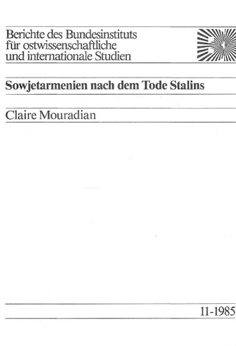 ﻿ارمنستان شوروی پس از مرگ استالین