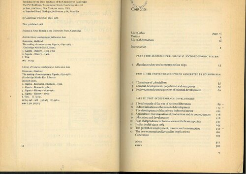﻿ساخت الجزایر معاصر، 1830-1987
