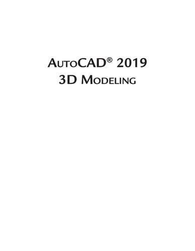 ﻿مدل سازی سه بعدی AUTOCAD 2019