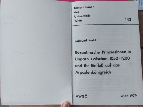 ﻿شاهزاده خانم های بیزانس در مجارستان بین 1050-1200 و تأثیر آنها در پادشاهی آرپادن