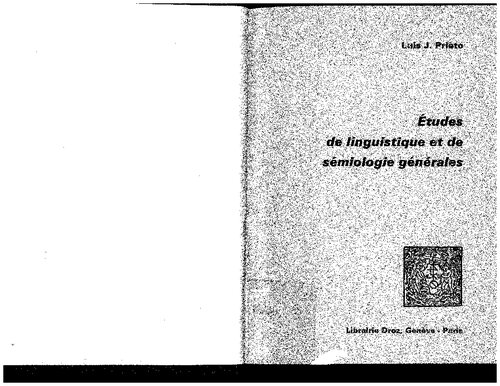 ﻿مطالعات زبانشناسی و نشانه شناسی عمومی