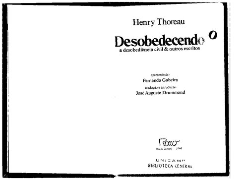 ﻿نافرمانی مدنی و نوشته های دیگر