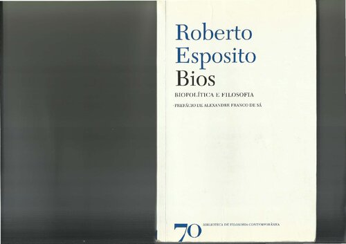 ﻿Bios Biopoltics and Philosophy