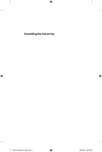 ﻿آشفتگی دانشگاه: مقابله با مبانی استعماری آموزش عالی ایالات متحده