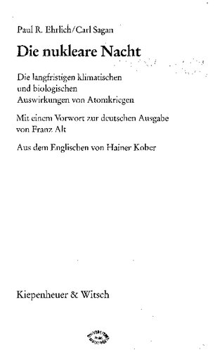 ﻿شب هسته ای: اثرات اقلیمی و بیولوژیکی بلند مدت جنگ هسته ای