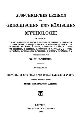﻿Epitheta deorum quae apud poetas latinos leguntur