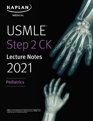 ﻿یادداشت های سخنرانی USMLE مرحله 2 CK 2021: اطفال