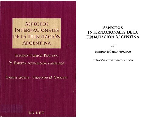 ﻿جنبه های بین المللی مالیات آرژانتین مطالعه نظری عملی