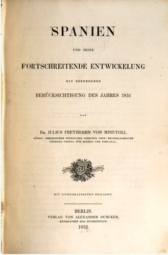 ﻿اسپانیا و توسعه مترقی آن با اشاره خاص به سال 1851