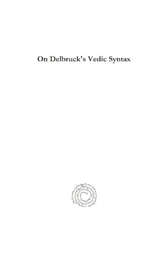 ﻿در نحو ودایی دلبروک