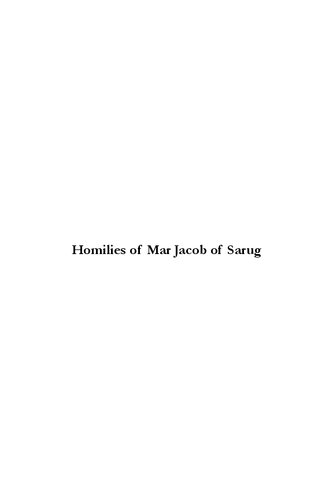 ﻿موعظه های Mar Jacob of Sarug = Homiliae Selectae Mar-Jacobi Sarugensis