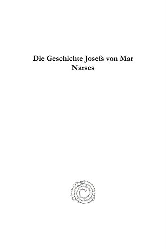 Die Geschichte Josefs von Mar Narses