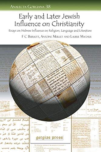﻿تأثیر یهودیان اولیه و متاخر بر مسیحیت (Analecta Gorgiana)